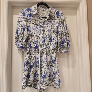 Petal + Pup Floral Romper Size Small